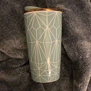 Starbucks Ceramic Geometric Diamond Tumbler 12 oz - Brand New/Never Used